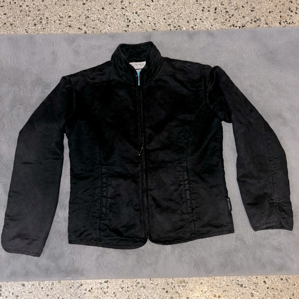 Columbia full zip light weight fleece jacket S